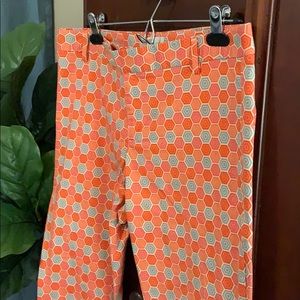 Gap Slim Cropped Geometric Print Pants - 8